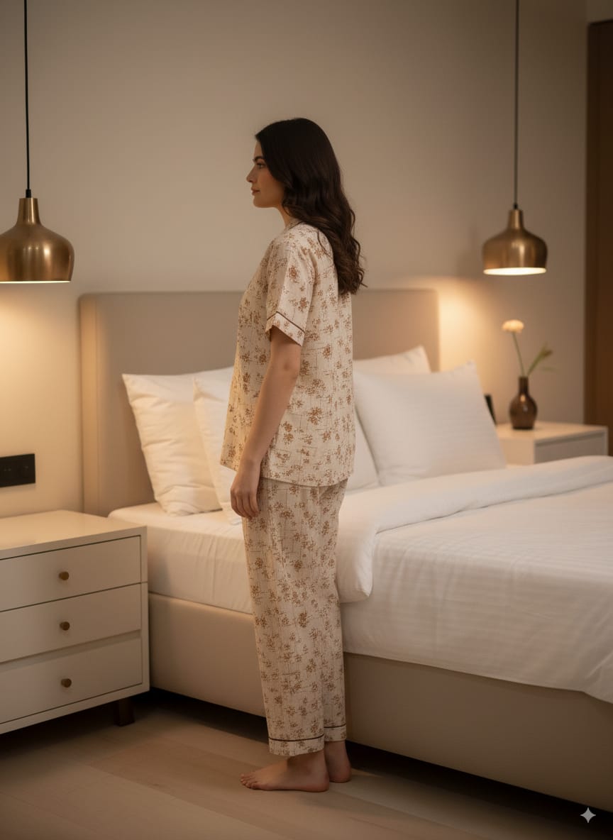 elegant nighty suit for women